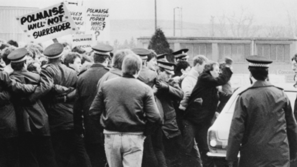 Conflict on picket lines